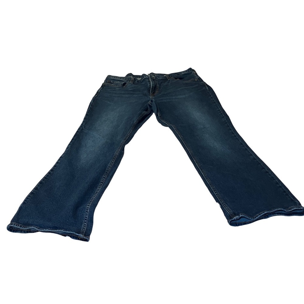 Old Navy Mens Size 40x32 Boot Cut Built In Flex Jeans Dark Wash 40x32